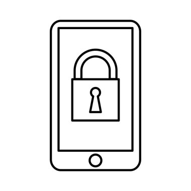 Smartphone teknoloji satırı simgesi