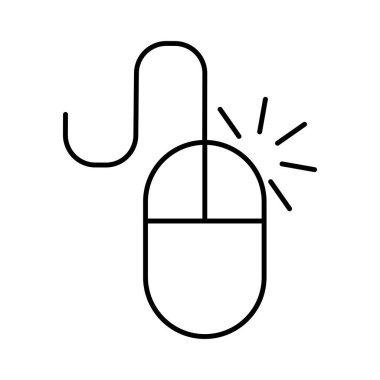 bilgisayar fare izole simgesi