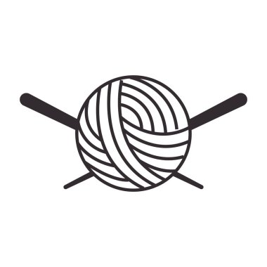 İş parçacığı topu ve iğne simgesi