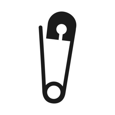 Dikiş kanca izole simgesi