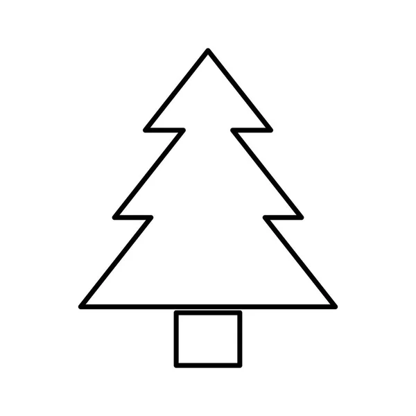 Izolované symbol stromu rostlin — Stockový vektor