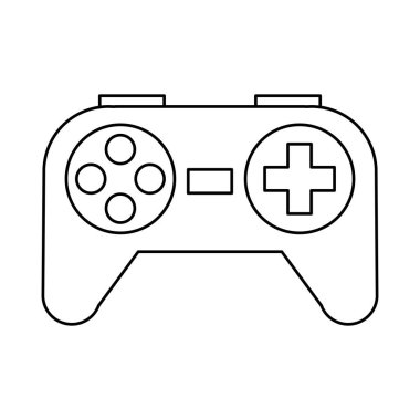 oyun kontrol izole simgesi