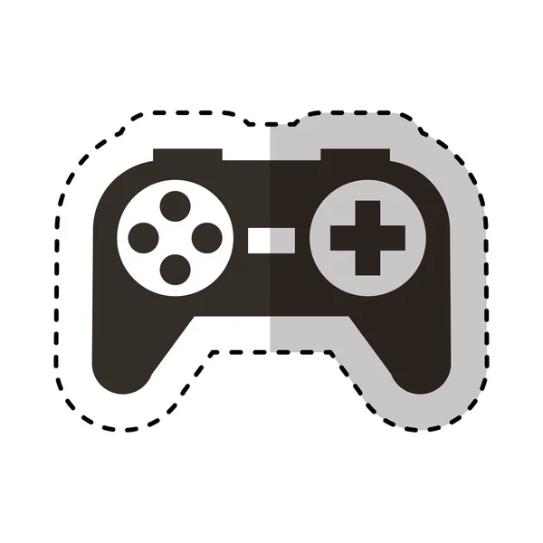 Control de juego icono aislado — Vector de stock