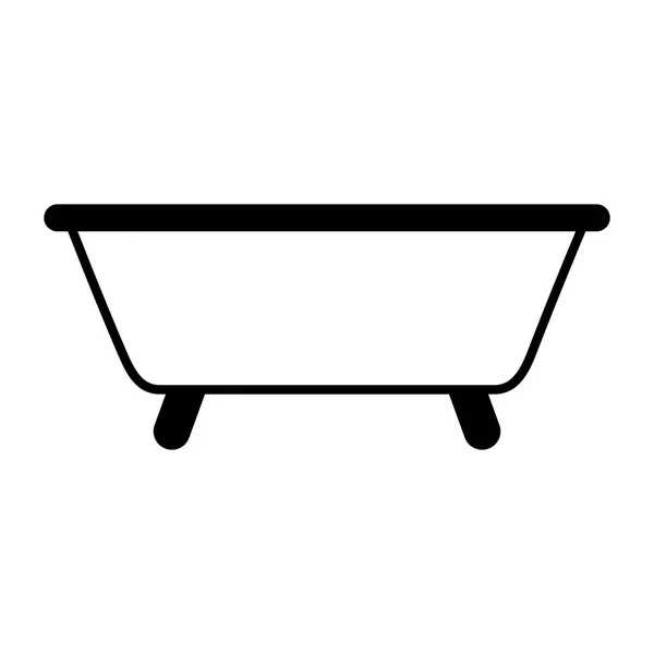 Bad water geïsoleerde pictogram — Stockvector