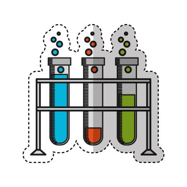 tüp testi izole simgesi
