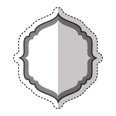 zarif çerçeve izole simgesi