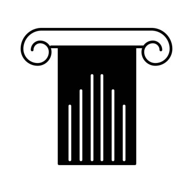 Roma sütun izole simgesi