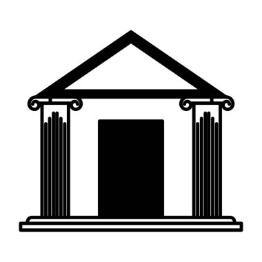 Mahkeme Binası izole simgesi