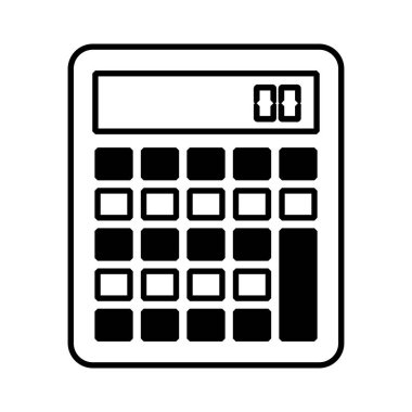 hesap makinesi matematik izole simgesi