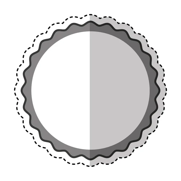 Circle seal stamp icon — Stock Vector