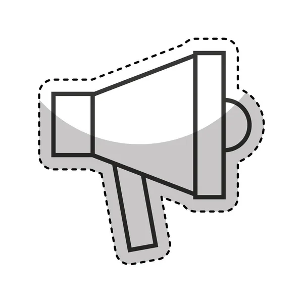 Izolované ikona zařízení megafon — Stockový vektor
