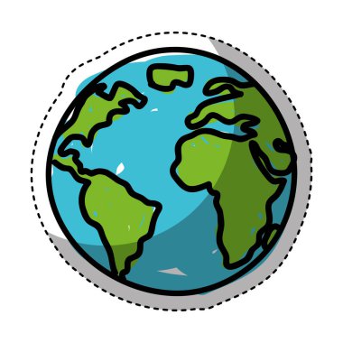 dünya gezegen earth simgesini