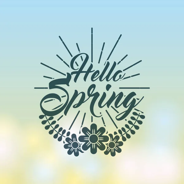 Spring season design — Stock Vector