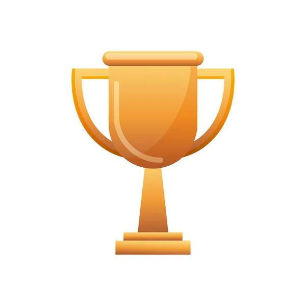 Arany trófea ikon — Stock Vector
