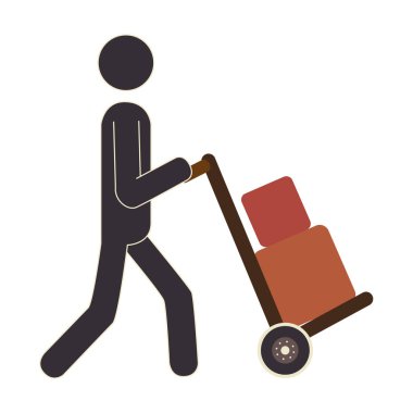 Teslimat işçi Servisi simgesini