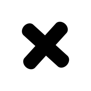 sinyal izole simgesi x