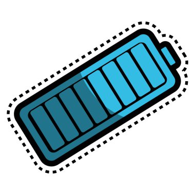 düzeyde izole pil simgesi