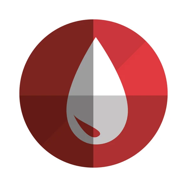 Icono de donación de gota de sangre — Archivo Imágenes Vectoriales