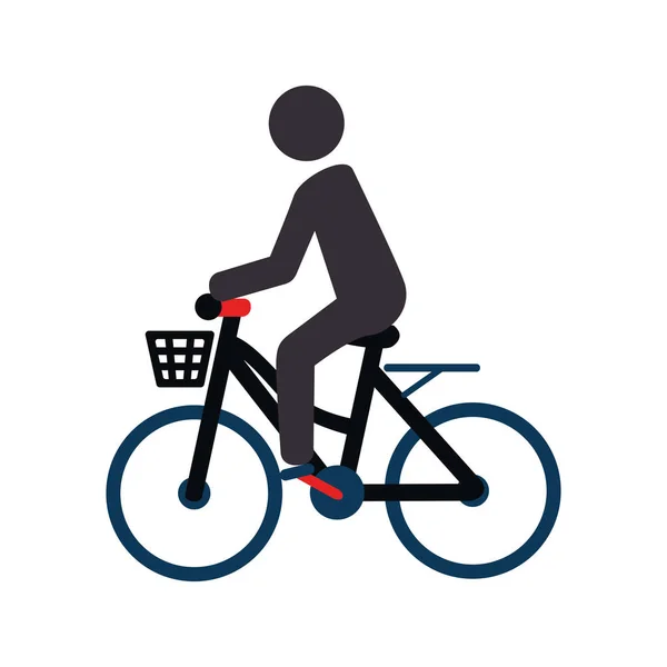 Cycling sport emblem icon