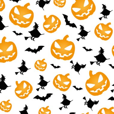 Cadılar Bayramı desen arka plan simgesi