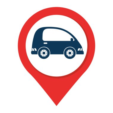 Araba sedan araç simgesini