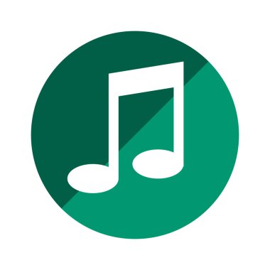 müzik Not izole simgesi