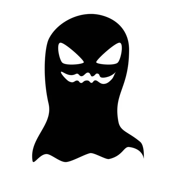 Ikone für Halloween-Geister — Stockvektor