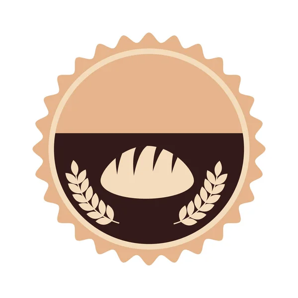 Icono del emblema de la panadería — Vector de stock