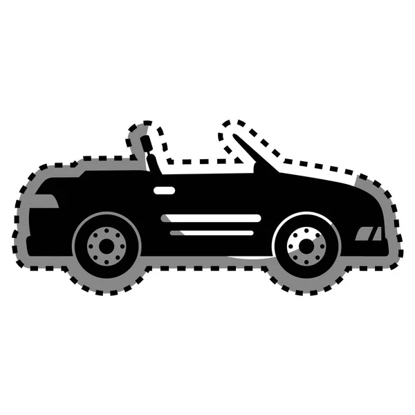 Car sport vehicle icon — Stock Vector