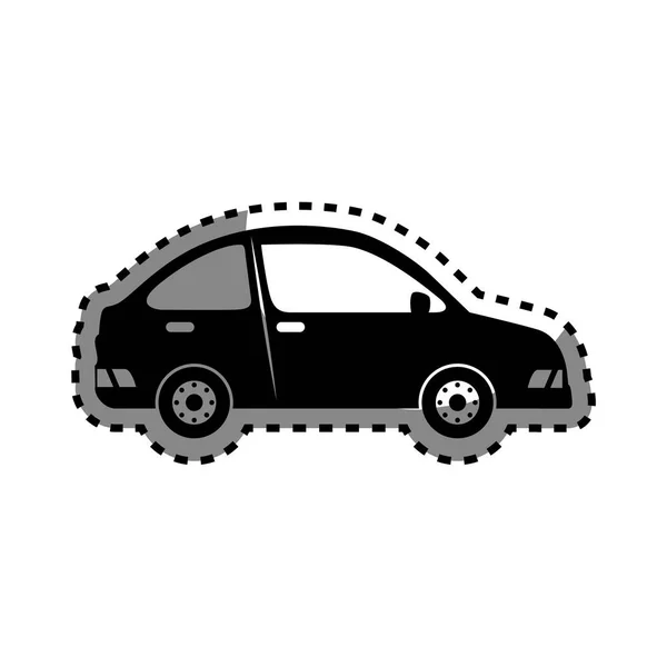 Coche sedán vehicle icon — Vector de stock