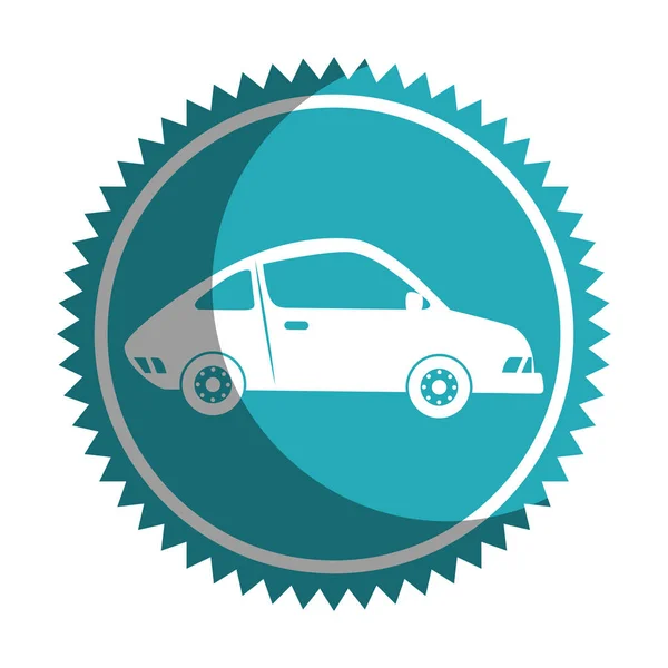 Иконка автомобиля седана — стоковый вектор