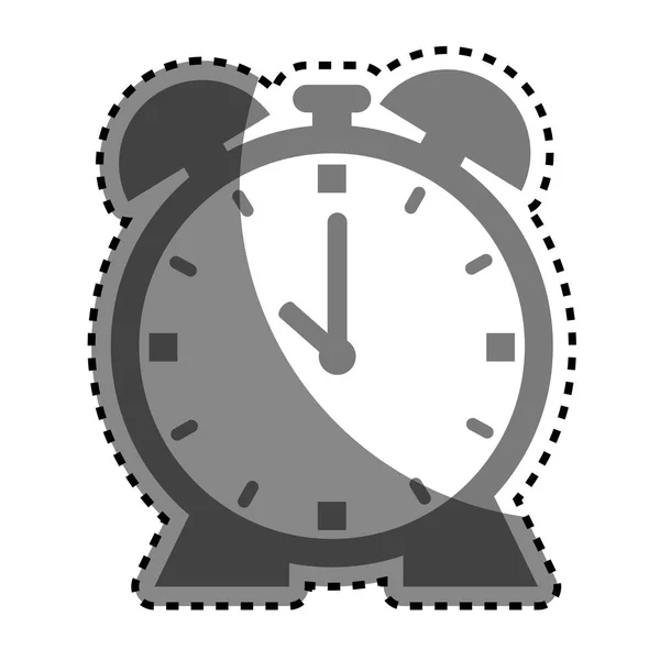 Alarm watch time isolated icon — Stock Vector