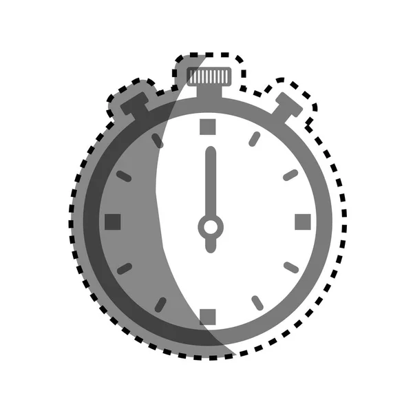 Хронометр годинник ізольована піктограма — стоковий вектор