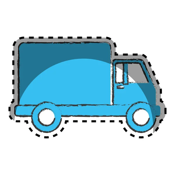 Icona del servizio di consegna camion — Vettoriale Stock