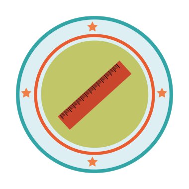 dairesel çerçeve kuralında rengiyle siluet