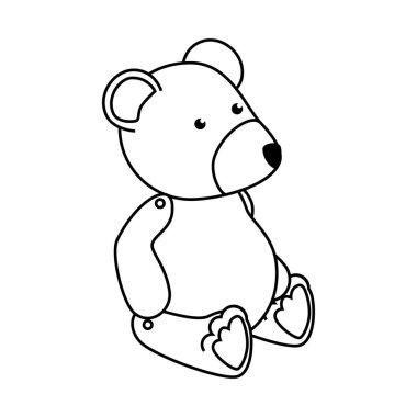 ayı oyuncak bebek oyuncak simgesi