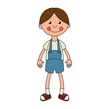 Ragdoll çocuklar oyuncak izole simgesi