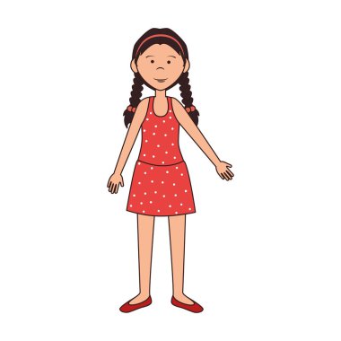 kadın avatar karakteri izole edilmiş simge