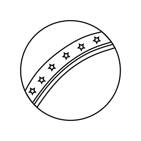 Plastikball-Spielzeug-Ikone — Stockvektor