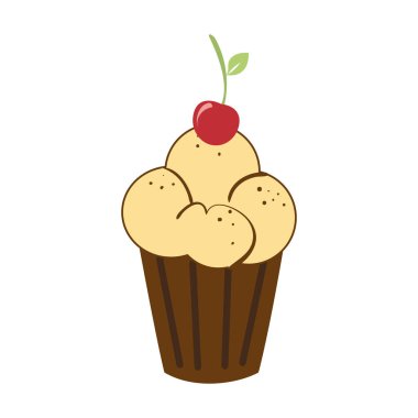 lezzetli kek tatlı simgesi