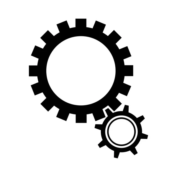 Getriebemaschine isoliert Symbol — Stockvektor