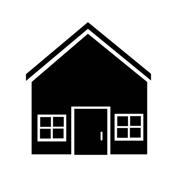 Icono de la casa inmobiliaria — Vector de stock