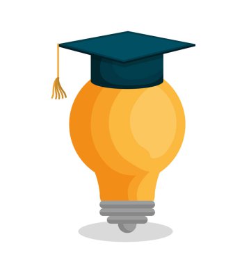 Ampul Işık eğitim simgesi
