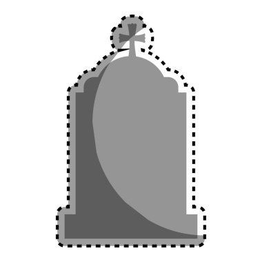 Cadılar Bayramı mezar mezarlık simgesinin