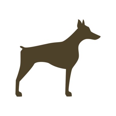 sevimli köpek izole simgesi