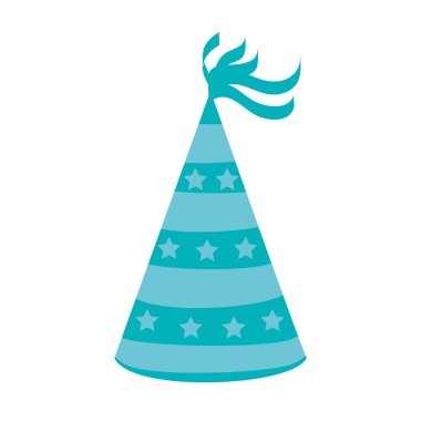 şapka parti izole simgesi