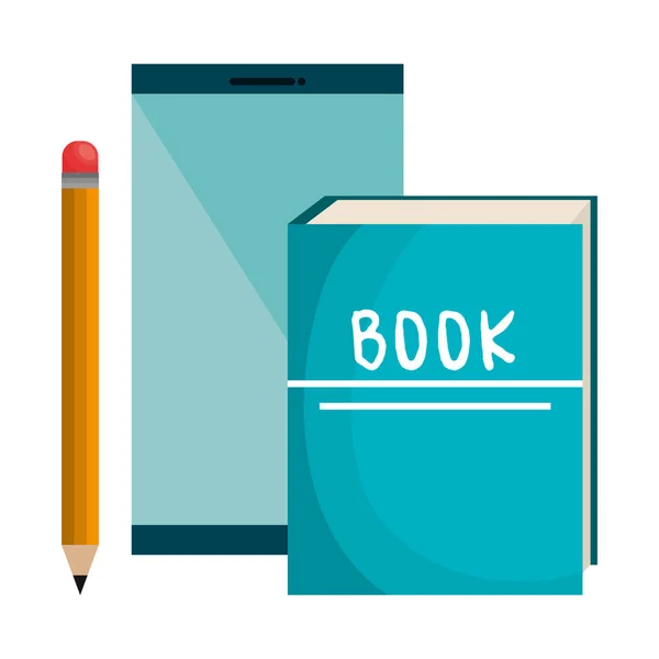 Texto libro escuela oferta — Vector de stock