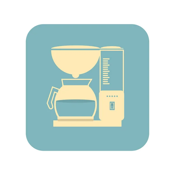 Icona dell'apparecchio macchina da caffè — Vettoriale Stock