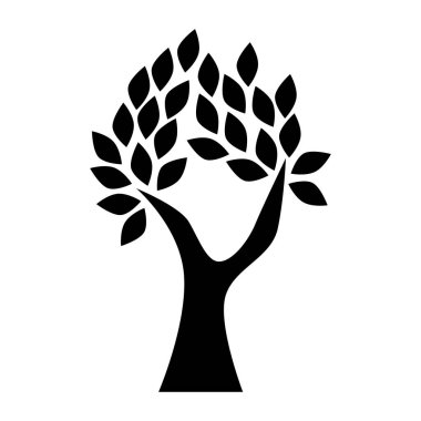 Ağaç bitkisi ekoloji simgesi