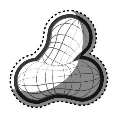 penauts tahıl izole simgesi